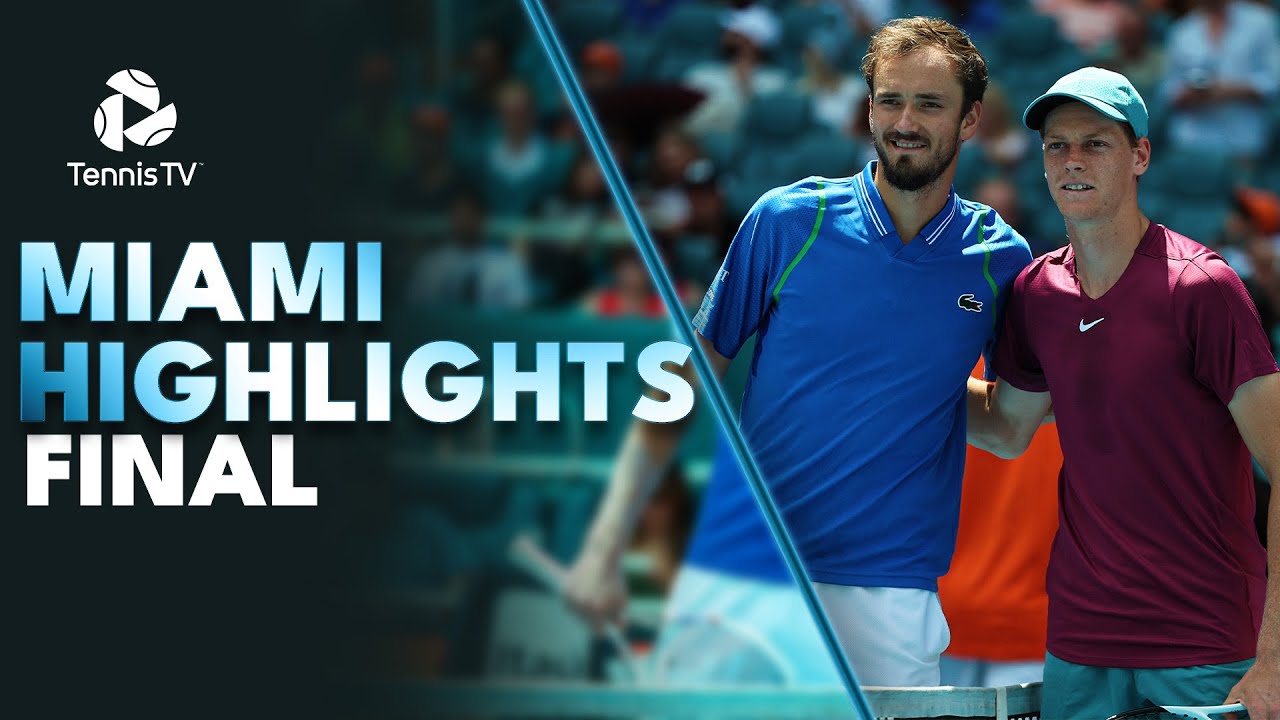 Daniil Medvedev vs Jannik Sinner For The Title! Miami 2023 Final Highlights