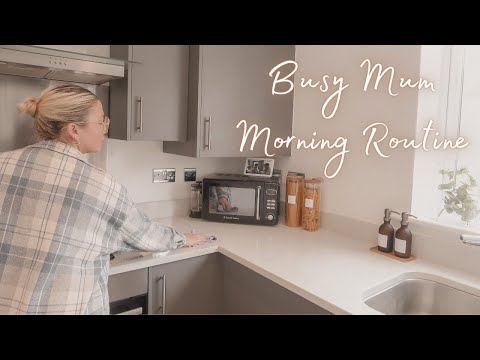 MORNING CLEANING & HOUSEWORK ROUTINE OF A MUM OF 2 | HOW I STAY PRODUCTIVE & ORGANISED | ellie polly