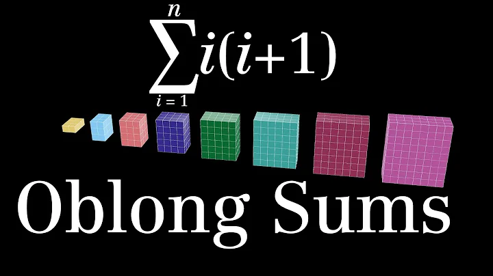 Sums of Oblong Numbers I (visual proof without words)