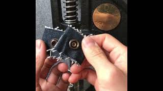 How to install press snap fasteners