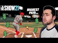 I ONLY USED THE HIGHEST PAID PLAYERS IN MLB THE SHOW 21 DIAMOND DYNASTY...