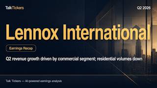 Lennox International Q2 2026 Earnings: Market Challenges & Strategic Growth