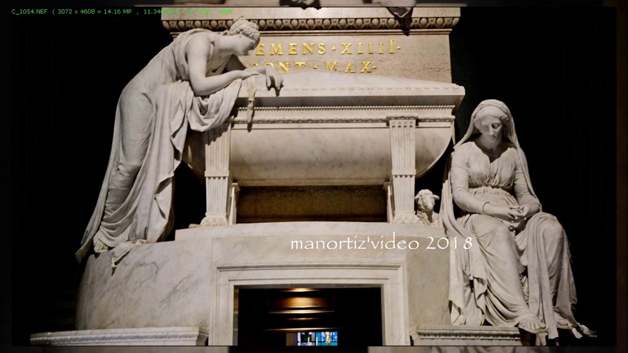 Canova Monumento Funebre A Clemente Xiv Canova S Pope Clemens Xiv Tomb Manortiz Youtube