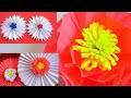5 Best 6 Beautiful Paper Flower Making | DIY | Paper Crafts | Home Decor Ideas | Paper Flower