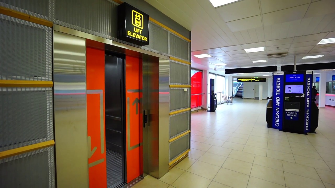 Estonia, Tallinn Port D-terminal, KONE elevator