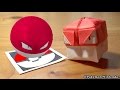 【折り紙】ビリリダマ折ってみた Origami Pokemon Voltorb