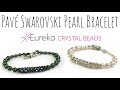 Create Leah's Pavé Swarovski Crystal & Pearl Bracelet