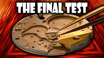 Last Test of the Balance Wheel Bridge - Watchmaking Vlog 32