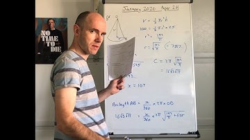 Edexcel IGCSE Maths January 2020 Paper 2H: Worked Solutions to an Exam Paper