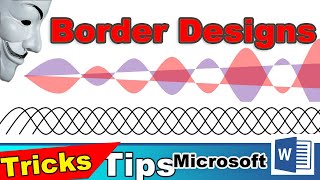 Create Beautiful Borders in Microsoft Word Using Lines, Curves and Arcs