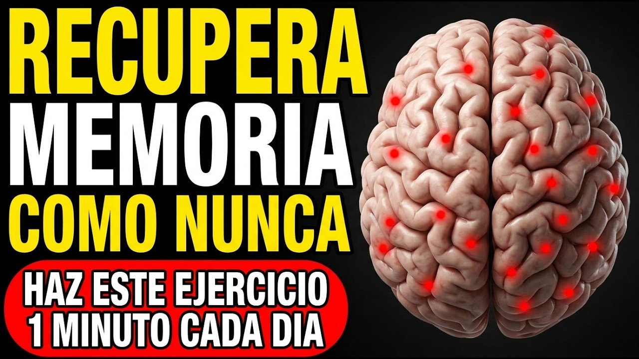 Neurólogo revela: HAZ ESTE EJERCICIO SOLO 1 MINUTO AL DIA PARA RECUPERAR TU MEMORIA