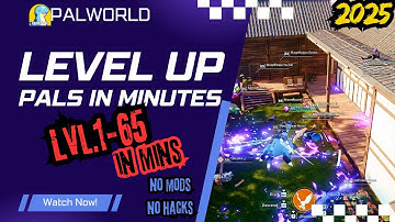 Palworld: Ridiculously Fast XP Method to Level Up Pals in Minutes!