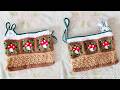 Cute and beautiful crochet bag tutorial with the mushroom and rabbit pattern.