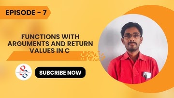 Functions with Arguments and Return Values in C/#SNSInstitutions #SNSDesignThinkers #DesignThinking