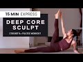 15 MIN DEEP CORE WORKOUT | Strength x Pilates Abs (No Equipment - Intermediate)