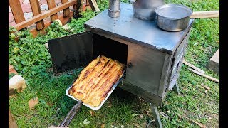 We turned our foldable ⛺️ Stove into Oven!