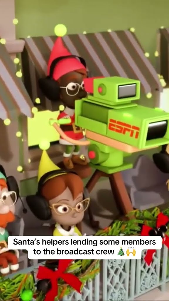 Elves making Christmas magic for the NBA ?✨