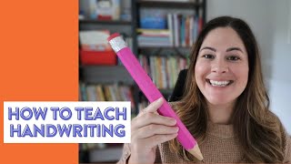 How to Teach Handwriting in Kindergarten and First Grade // Handwriting tips and strategies