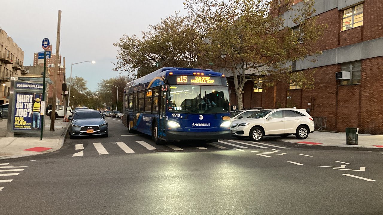 BedStuy and DT Brooklyn Bound 2021 New Flyer XDE40 9510/9512 B15 and