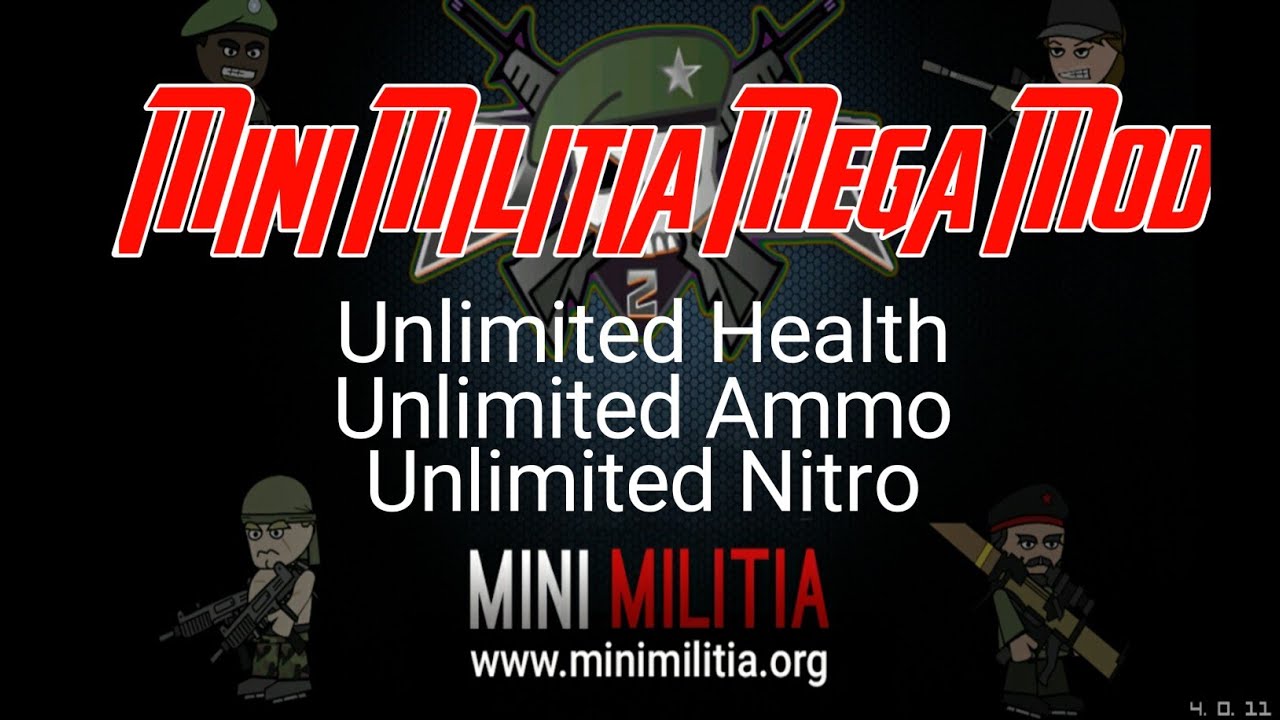(Cara) Download Mini Militia Mega Mod by Denzel Versi Terbaru