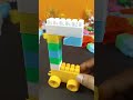 🅲 Building Alphabet Letter C with Colorful Blocks | KD Building Blocks #shorts