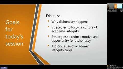Fostering Academic Integrity in Online Assessment