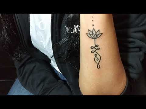 Unalome Lotus Temporary Tattoo - Set of 3 – Tatteco