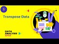 Transpose data using SPSS #8 Learn Statistics using SPSS