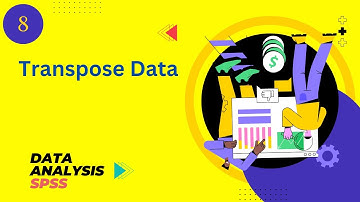 Transpose data using SPSS #8 Learn Statistics using SPSS