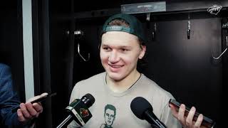 Kirill Kaprizov after the victory over the Los Angeles Kings / 15.04.2024