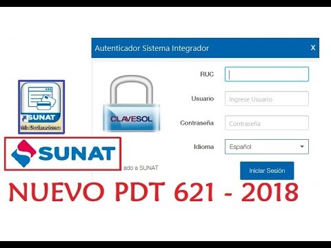 Nuevo Formulario Virtual 621 - PC SUNAT 2018 - Tutorial de descarga