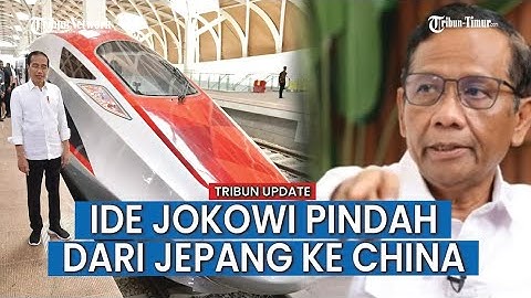 Mahfud Bongkar Ide Jokowi Pindah Bunga Pinjaman Kereta Whoosh-Jepang 0,1% Pindah ke China Jadi 2%