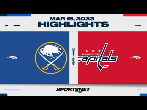 NHL Highlights | Sabres vs. Capitals - March 15, 2023