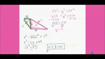 Day 1 - Pythagorean Theorem and its Converse