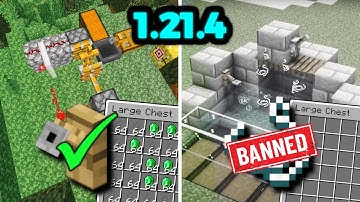 Minecraft BANNED String Duper, So I Built a Tripwire Hook Farm for Infinite Emeralds | Java 1.21.4+