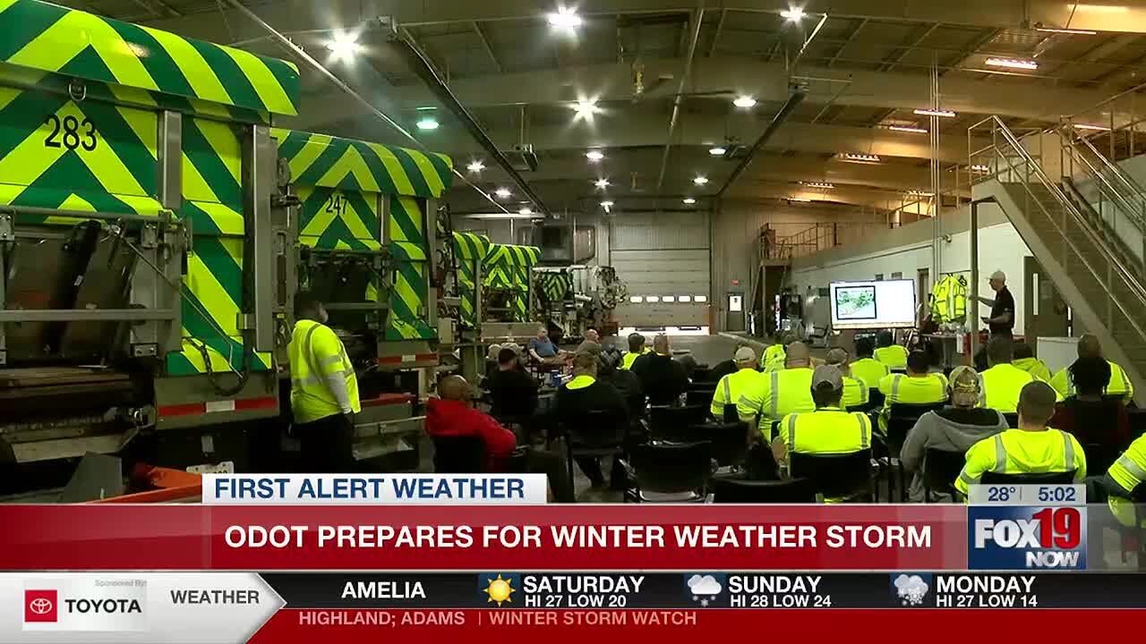 ODOT prepares for winter weather storm - YouTube