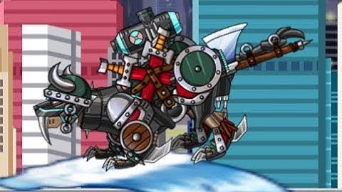 Dino Robot Smilodon Black Transform (Роботы динозавры: собирать черного Смилодона трансформера)