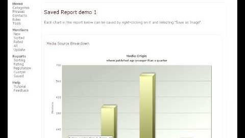 How to save custom reports