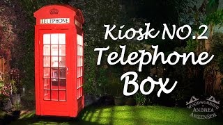 VINYL PRINTED REPRODUCTION K6 RED TELEPHONE BOX FULL SIZE INTERIOR 