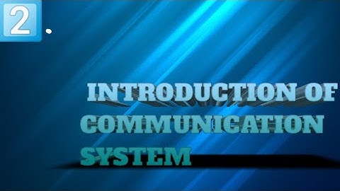 introduction Of communication system |P.C.E| 2nd year ( 4th semester)📚📚