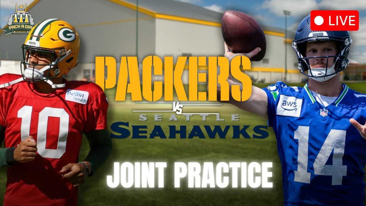 LIVE – Packers/Seahawks Joint Practice Recap & Reactions!!!