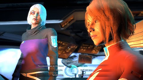 Mass Effect Andromeda | Awkward flirting with Suvi