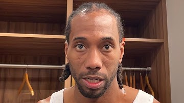 Kawhi Leonard Reacts To Clippers Big Win Against Warriors