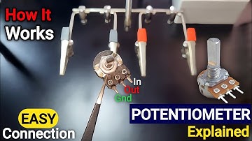 Potentiometer Connection | Potentiometer Explained & Working 🔥 Audio Volume Controller Wiring Hindi