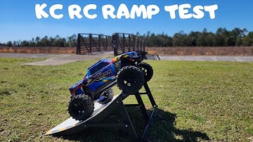 Testing My New KC RC Ramp With The Xmaxx. Lets Have Some Fun!