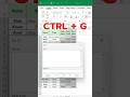 Highlight blank cell quickly || Ctrl +G || excel in hindi || excel trick #Excel #Hindi #exceltricks