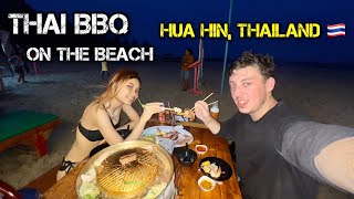 Trying Thai BBQ On the Beach ?? (Hua Hin Roadtrip Part 6)