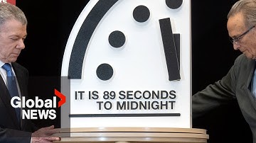 Doomsday Clock inches closer than ever to midnight over mounting global threats | FULL