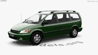 Generic Minivan 1990 3D model by 3DModels.org