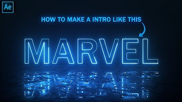 Neon Text Intro : After Effects Tutorial